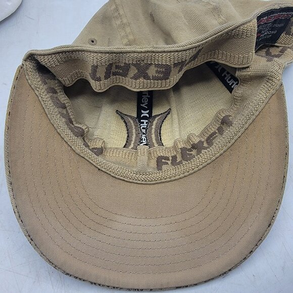 Hurley Adults Small Medium Brown All Over Print Hat Cap Comfort Casual Fashion - Picture 9 of 9